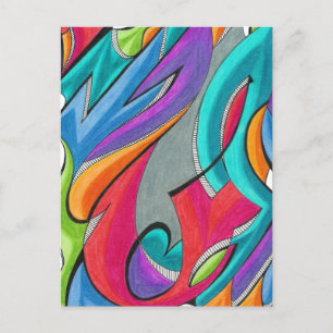 Graffiti Postcard