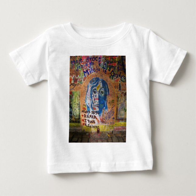 Graffiti - Prague Baby T-Shirt (Front)