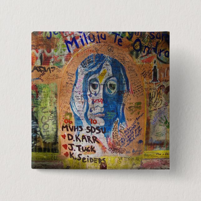 Graffiti - Prague Button (Front)