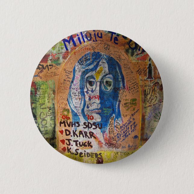 Graffiti - Prague Button (Front)