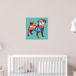 Graffiti pug dog poster<br><div class="desc">This colorful graffiti pug dog is a great way to bring street style artwork to your walls.</div>