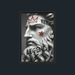 Graffiti Rebel King Bust with Crown Canvas Print<br><div class="desc">A bold fusion of classical sculpture and modern street art. Featuring graffiti tags on a legendary marble bust,  this piece brings rebellion and style together in one powerful canvas.</div>