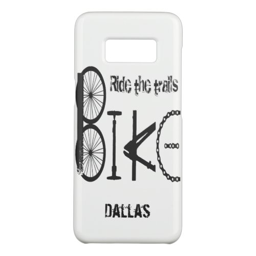 Graffiti Ride the Trails Bike Quote Motivational Case_Mate Samsung Galaxy S8 Case