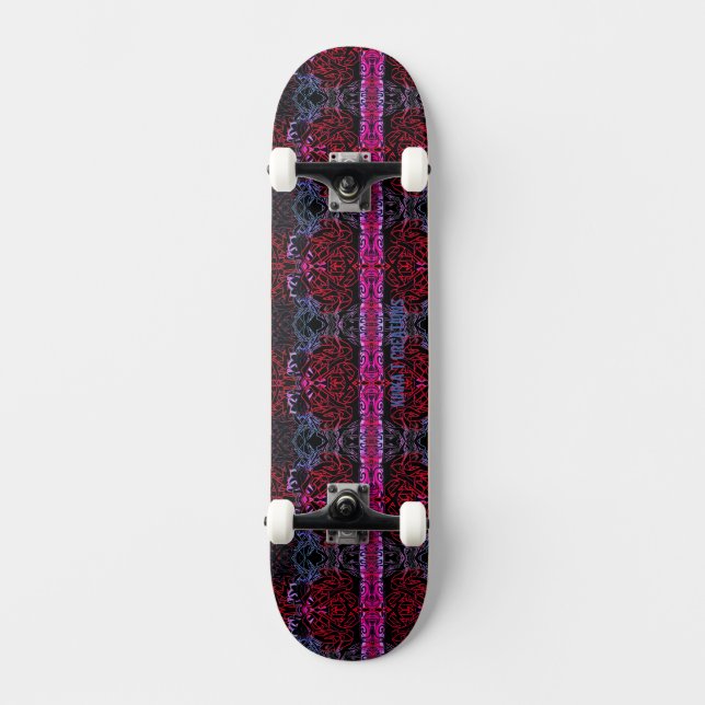 Graffiti Rose Skateboard (Front)