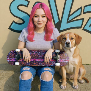 Graffiti Rose Skateboard