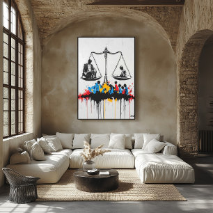 Graffiti Scales of Inequality – Urban Protest Art  Poster