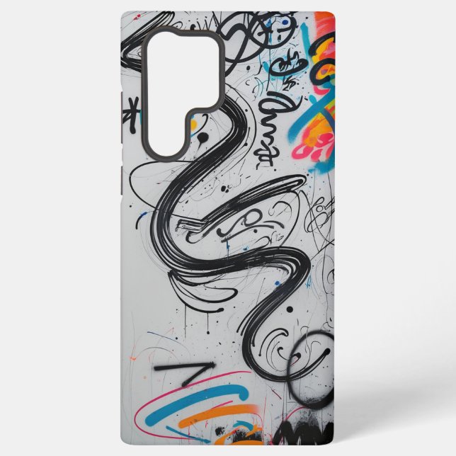 Graffiti Script Samsung Galaxy Case (Back)