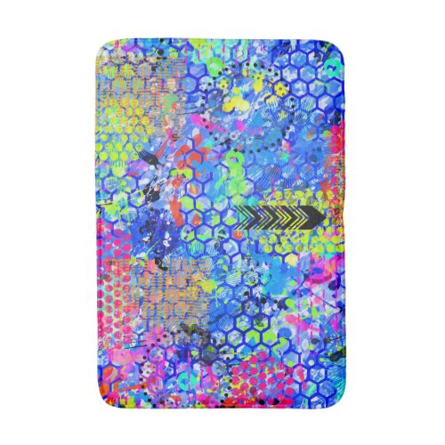 Graffiti Sea  Bath Mat