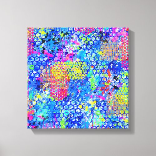 Graffiti Sea Canvas Print