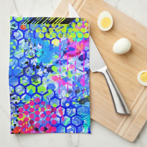 Graffiti Sea Kitchen Towel