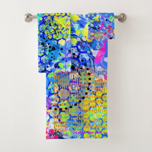 Graffiti Sea Towel Set 