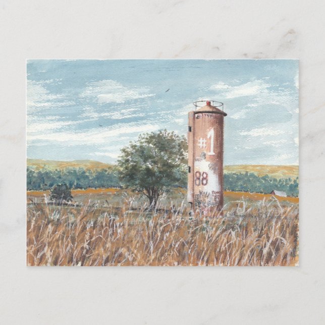 Graffiti Silo Postcard (Front)