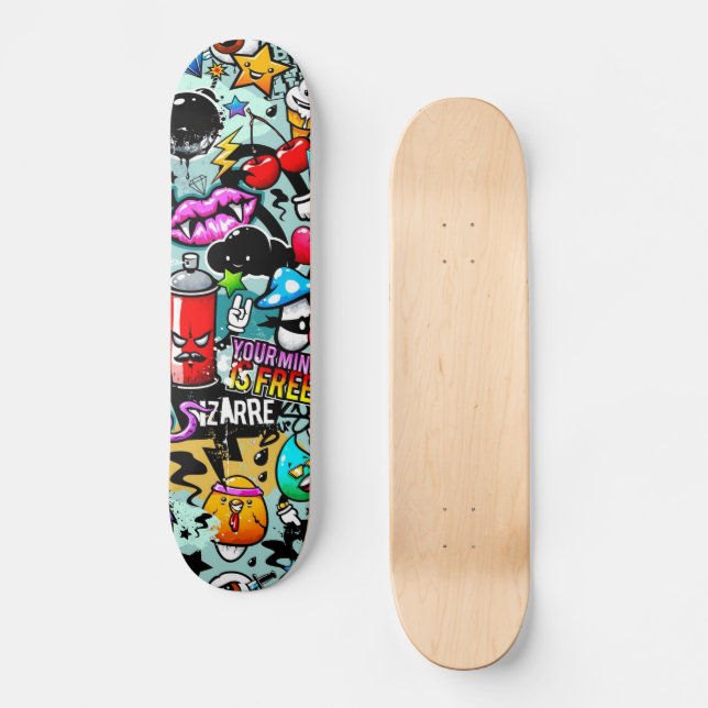 Graffiti Skateboard | Zazzle