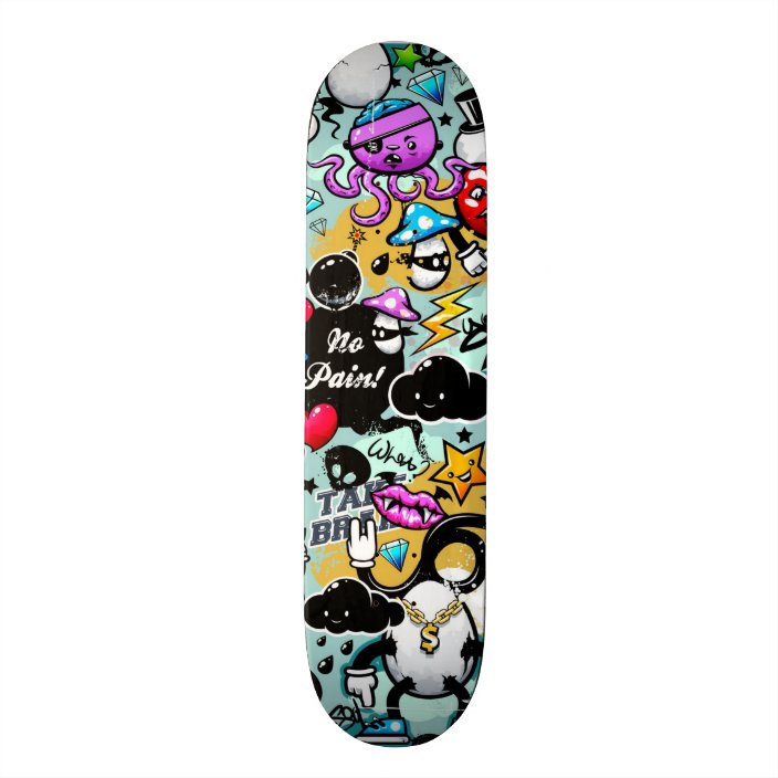 Graffiti Skateboard | Zazzle.com