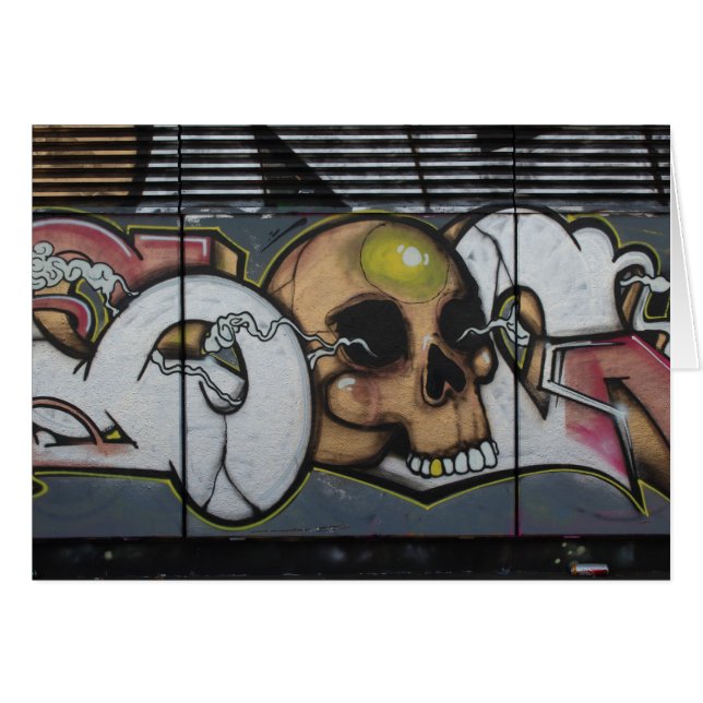 Graffiti Skull Cards (Front Horizontal)