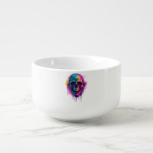 Graffiti Skull Rebel Soup Mug