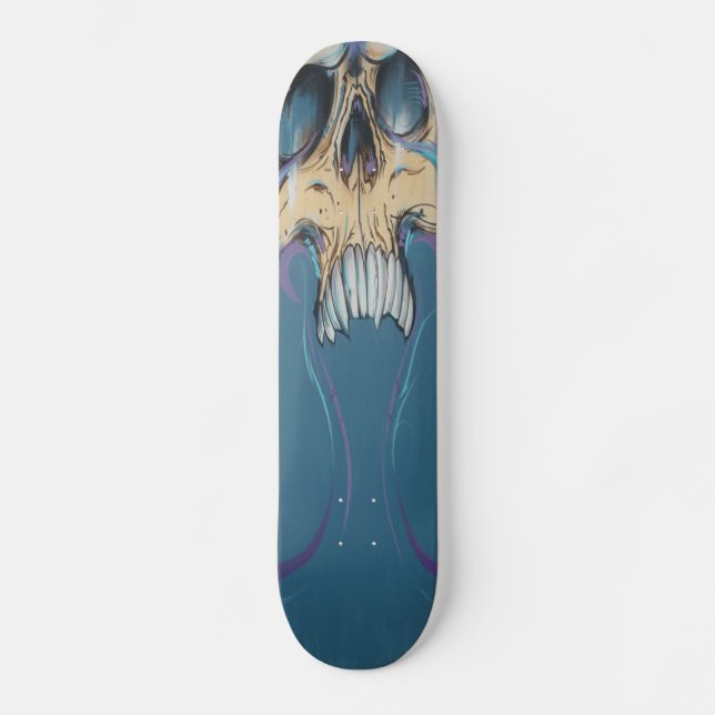 Graffiti Skull Skateboard Deck (Front)