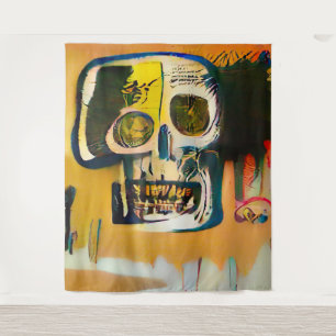 Graffiti Skull Tapestry