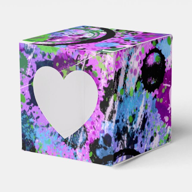 Graffiti Smoothie Favor Boxes (Front Side)