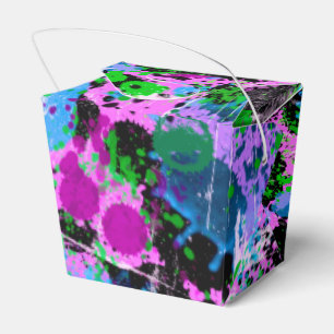 Graffiti Smoothie Favor Boxes