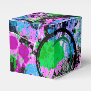 Graffiti Smoothie Favor Boxes