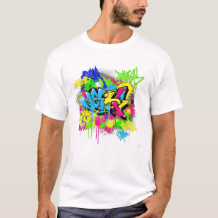 Graffiti Splash Art T-Shirt – Urban Street Style
