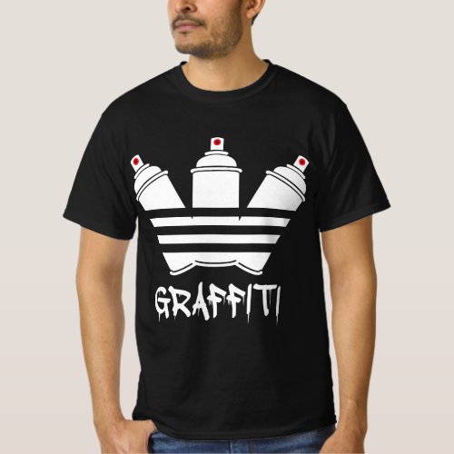Graffiti Spray Cans Red Nozzle Unisex T_Shirt
