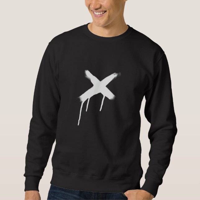Graffiti Spray Graffiti   x Motif Hoodie Man (Front)
