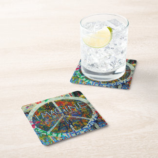 Graffiti Square Paper Coaster