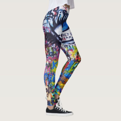 Graffiti steet art leggings