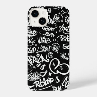 Graffiti street art iPhone 14 Slim Fit Case,Glossy iPhone 14 Case