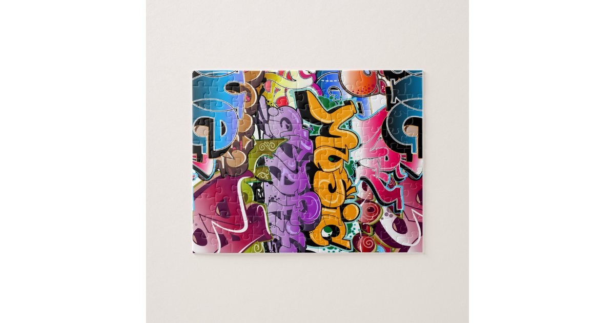 Graffiti Street Art Jigsaw Puzzle | Zazzle