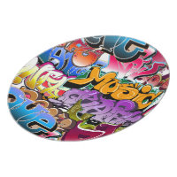 Graffiti Plates | Zazzle