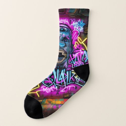 Graffiti Street Art Take Action  Resist  Socks