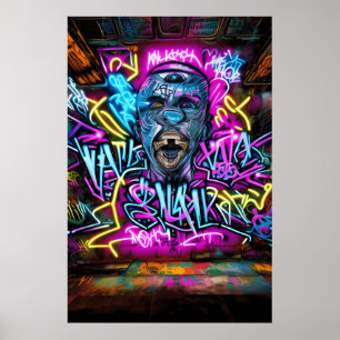 Graffiti Street Art: Take Action & Resist with Coo Poster