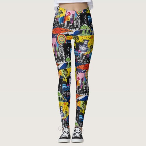 Graffiti Street Art Yoga Pants Leggings