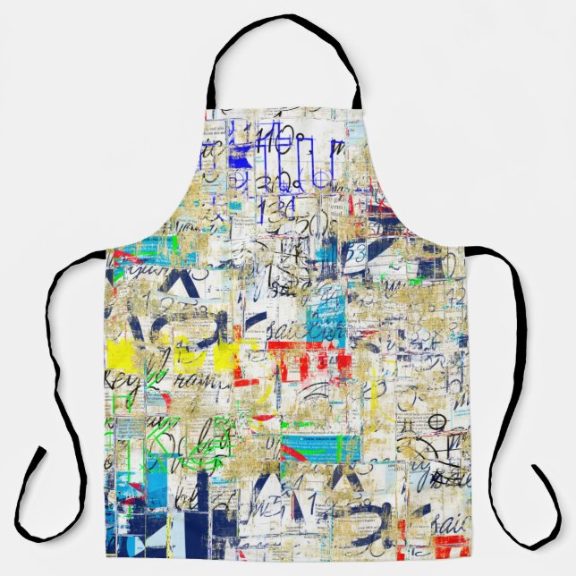 Graffiti street wall. Grunge wallart,street,backgr Apron (Front)