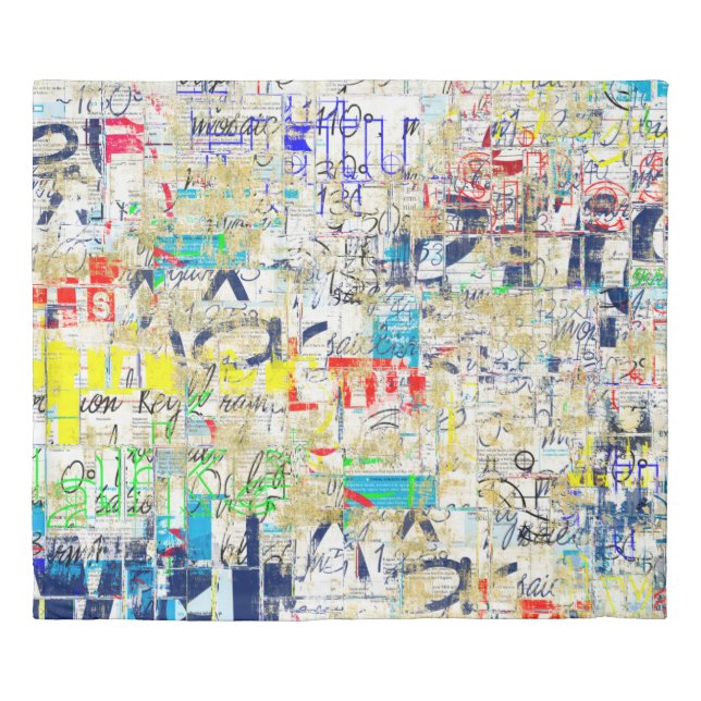 Graffiti street wall. Grunge wallart,street,backgr Duvet Cover (Front)