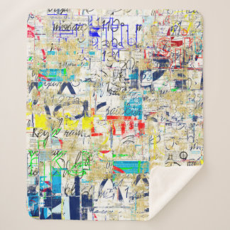Graffiti street wall. Grunge wallart,street,backgr Sherpa Blanket