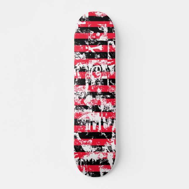 Graffiti Stripes Skateboard (Front)