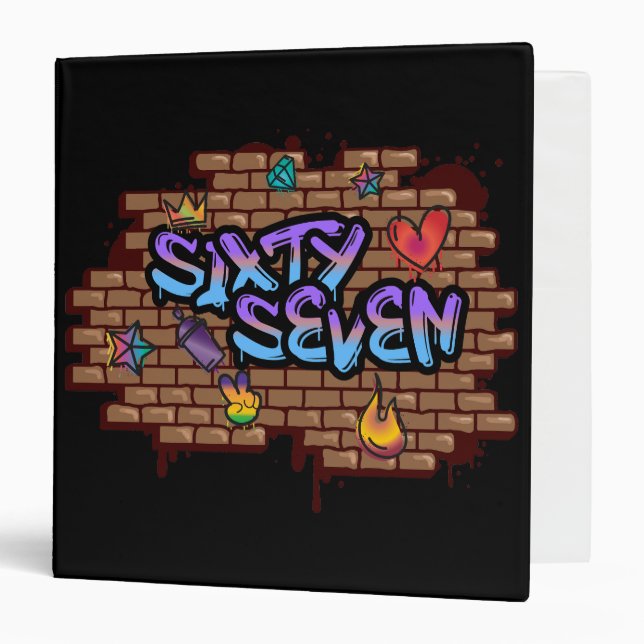 Graffiti Style 67 3 Ring Binder (Front/Inside)