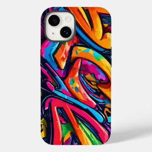 Graffiti Style Abstract Art Case-Mate iPhone 14 Case