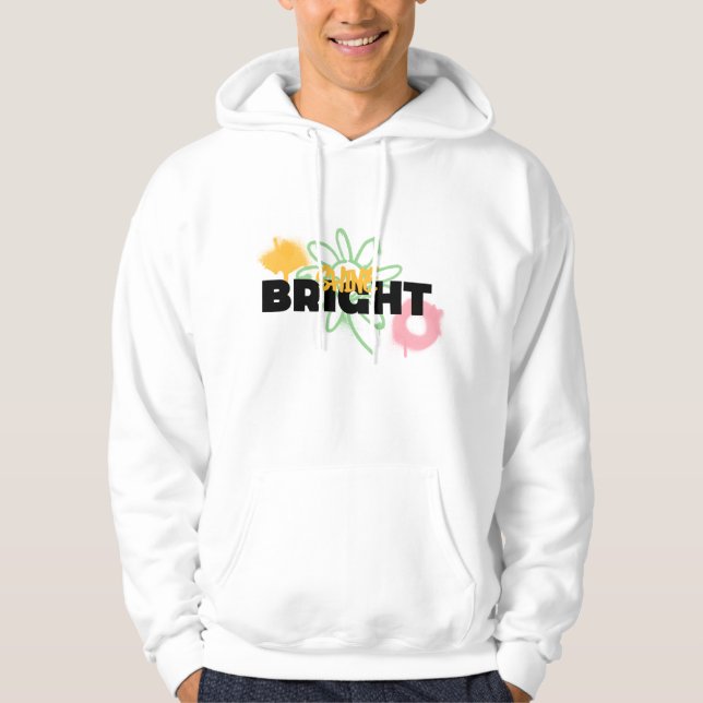 Graffiti style BRIGHT Hoodie (Front)