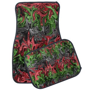 graffiti style design car floor mat