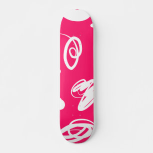 Graffiti style design skateboard