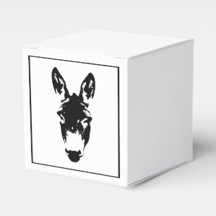 Graffiti Style Donkey or Mule Street Art Drawing Favor Boxes