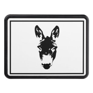 Graffiti Style Donkey or Mule Street Art Drawing Hitch Cover