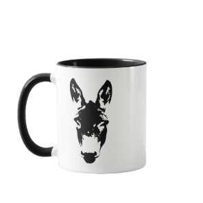 Graffiti Style Donkey or Mule Street Art Drawing Mug
