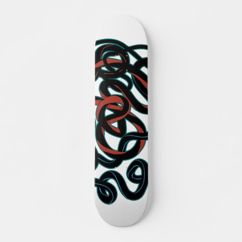 Graffiti style line  skateboard