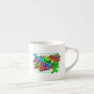 Graffiti Style Organ Donation Awareness Espresso Cup